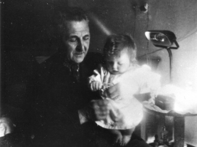 Cz.Jankowski z wnuczką Magdaleną, marzec 1940